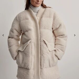 Wynn Sherpa Puffer Coat